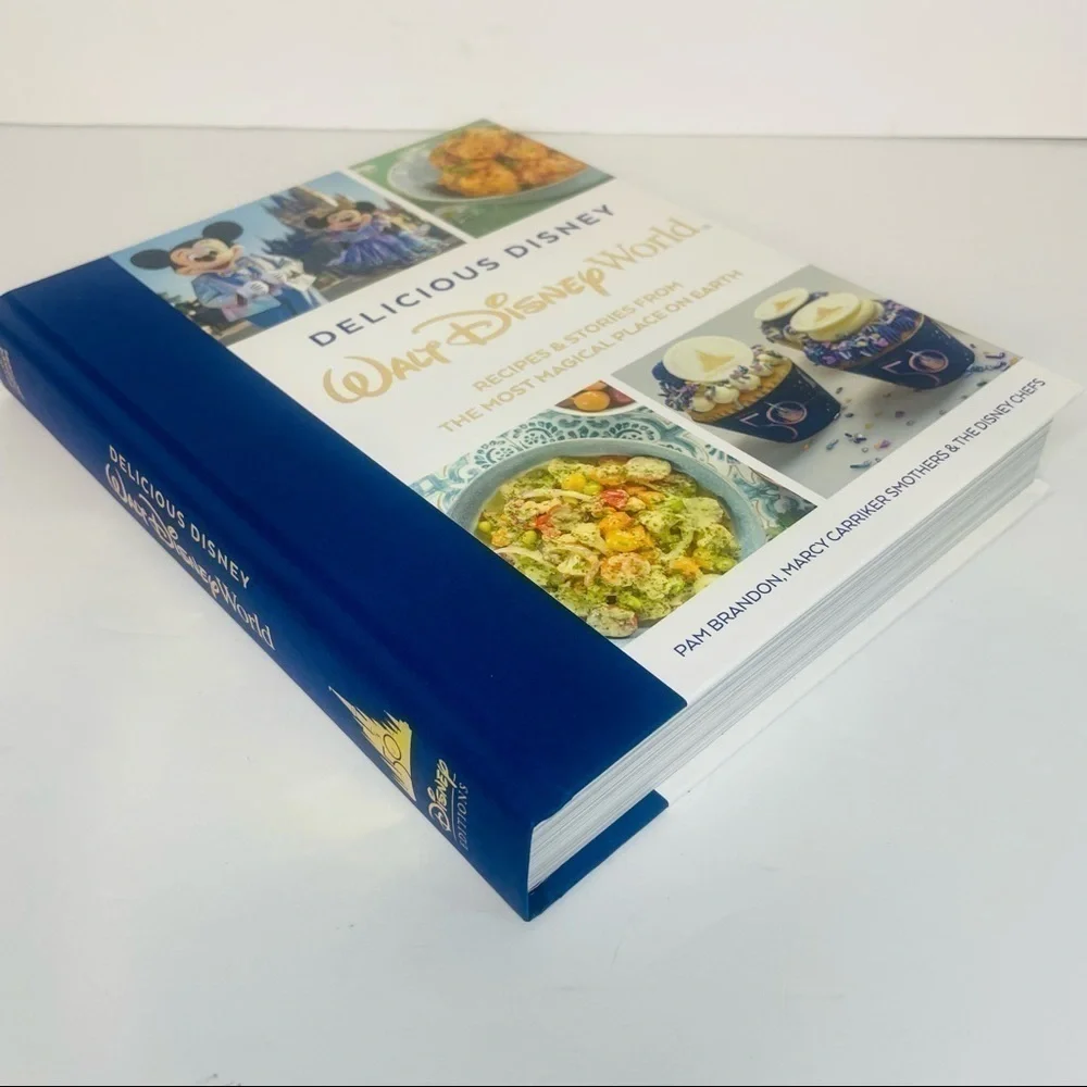 New Delicious Disney Walt Disney World Recipes‎ Cookbook 50th Anniversary